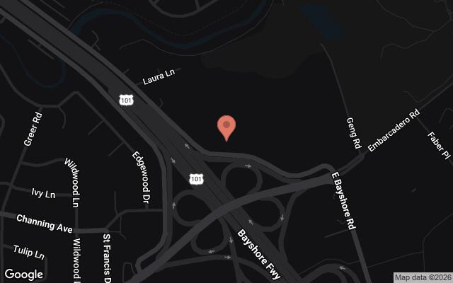 Map of 2197 East Bayhore Road