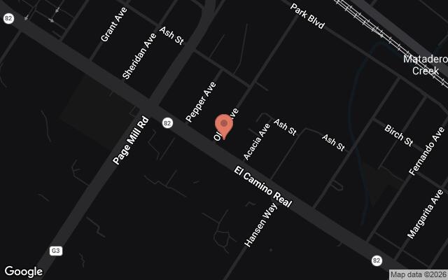Map of 3001 El Camino Real, Palo Alto, CA