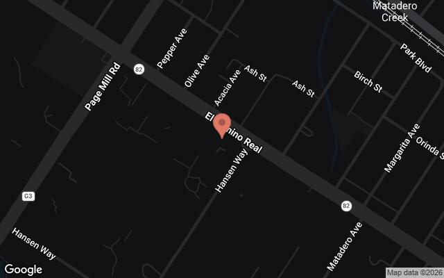 Map of 3150 El Camino Real, Palo Alto, CA