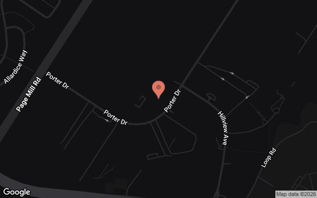 Map of 3215 Porter Drive, Palo Alto, CA
