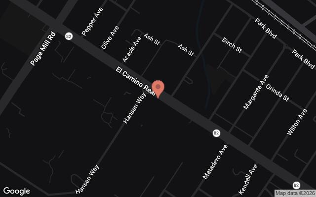 Map of 3300 El Camino Real, Palo Alto, CA
