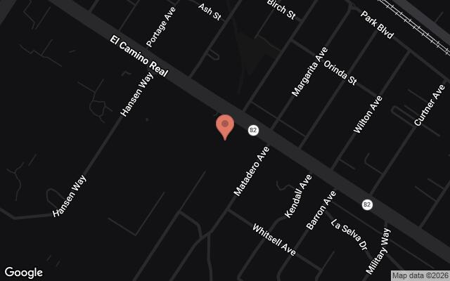 Map of 3400 El Camino
