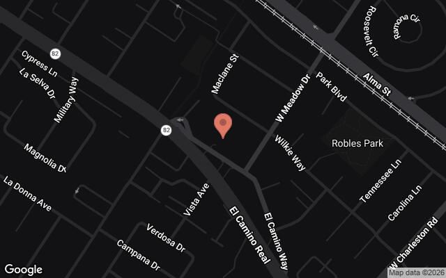 Map of 4075 El Camino Way
