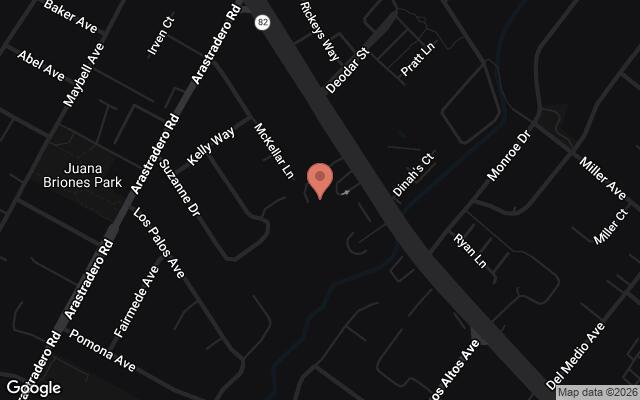 Map of 4256 El Camino Real, Palo Alto, CA