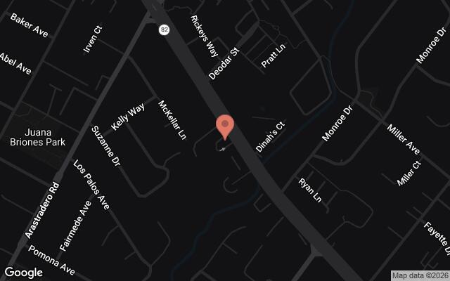 Map of 4256 El Camino Real, Palo Alto, CA