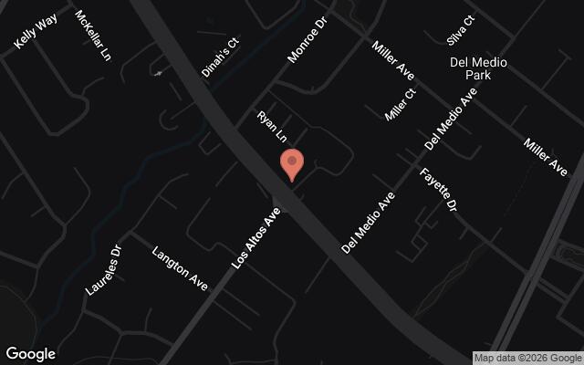 Map of 4335-4345 El Camino Real, Palo Alto, CA