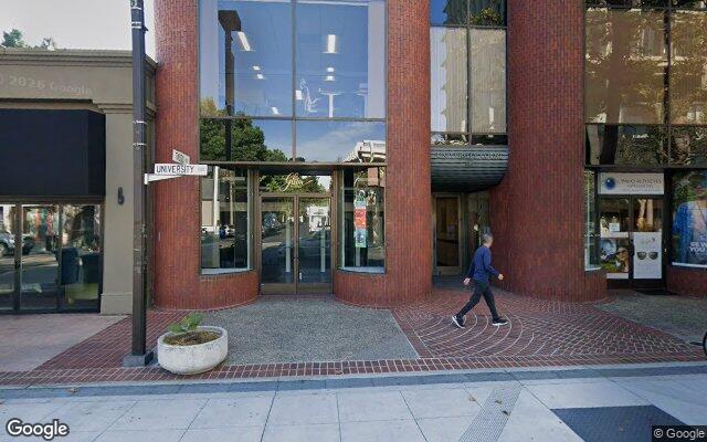 Street view near 530 and 540 University Avenue, Palo Alto, CA