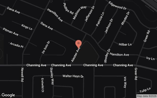 Map of Alester Avenue