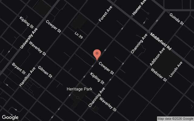 Map of Bryant Street from Embaradero to Homer