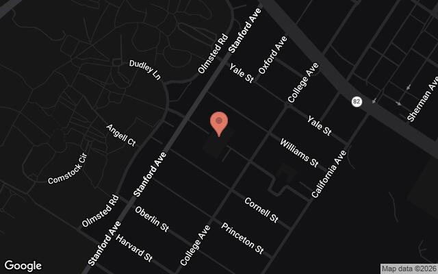 Map of Cameron Park, Palo Alto, CA
