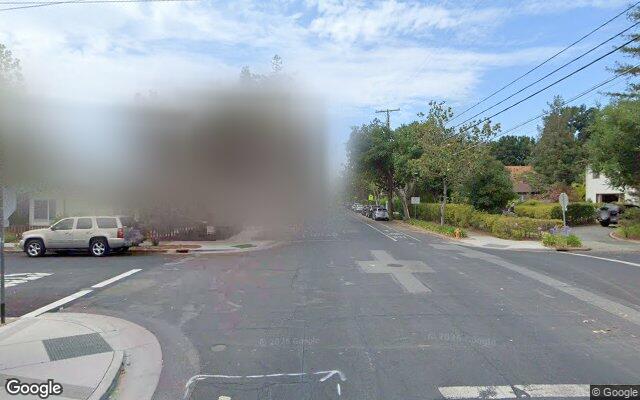 Street view near Charleston, Meadow, and Churchill, Palo Alto, CA