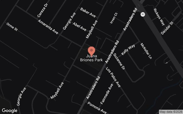 Map of Juana Briones Park