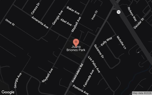 Map of Juana Briones Park