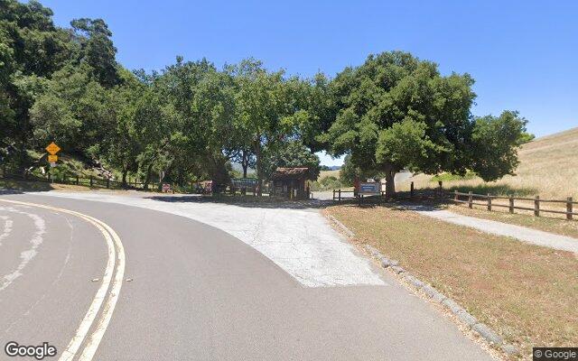 Street view near Foothills Nature Preserve, Palo Alto, CA