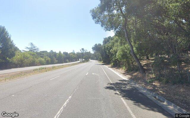 Street view near foothills
