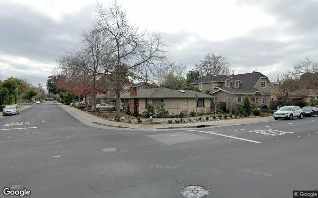 Street view near Duveneck/St. Francis, Leland Manor, Midtown, and Palo Verde neighborhoods