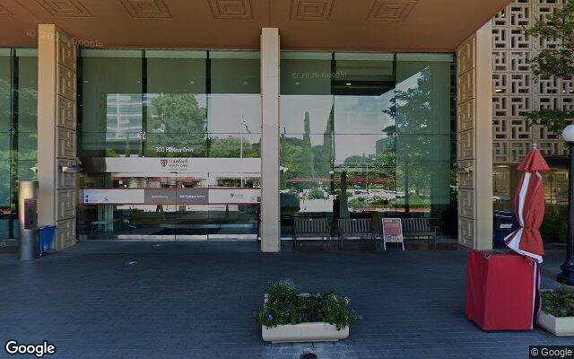 Street view near Heritage Park site and Roth Building, Palo Alto, CA