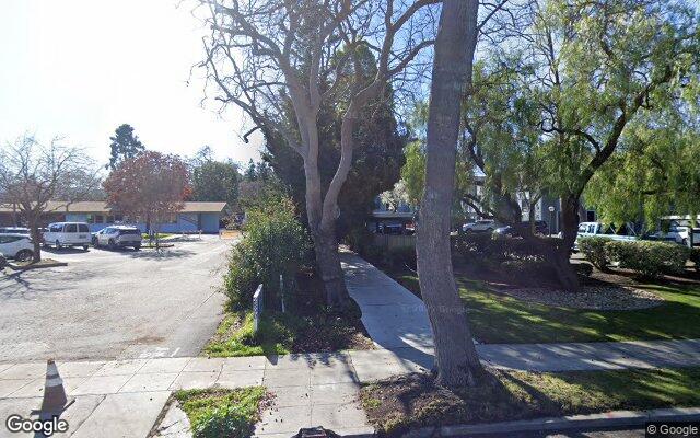 Street view near Hoover Park, Palo Alto, CA