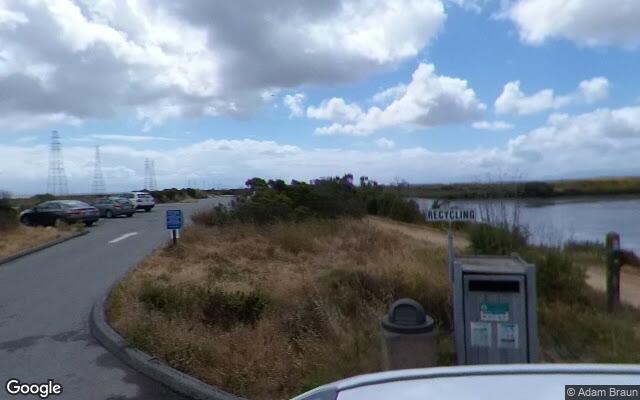 Street view near Middlefield Road between San Francisquito Creek and Embarcadero Road