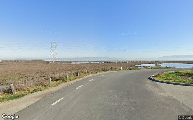 Street view near Middlefield Road between San Francisquito Creek and Embarcadero Road