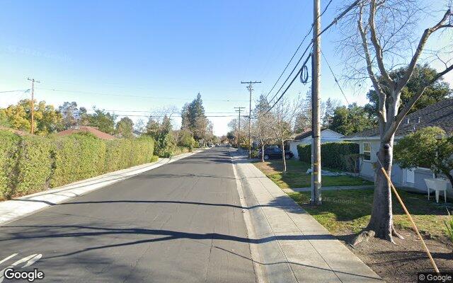 Street view near El Dorado Avenue, Palo Alto, CA