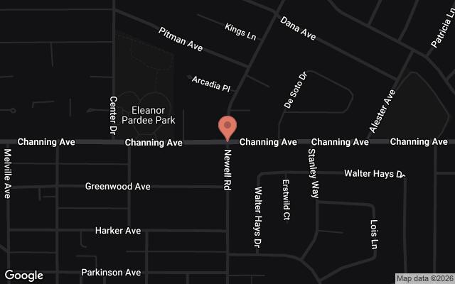 Map of Newell Road Bridge over San Francisco Creek