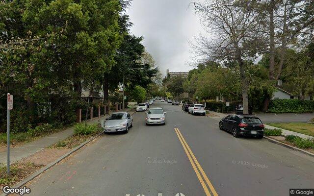 Street view near Forest Avenue, Palo Alto, CA