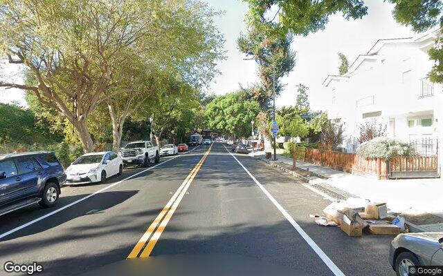 Street view near Reed Street, downtown San Jose