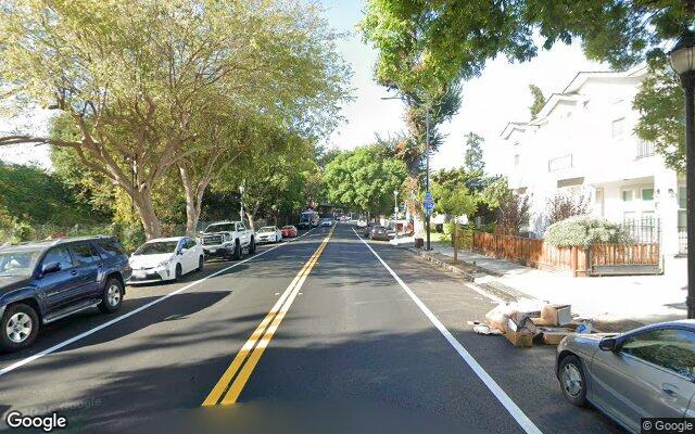 Street view near Reed Street, downtown San Jose