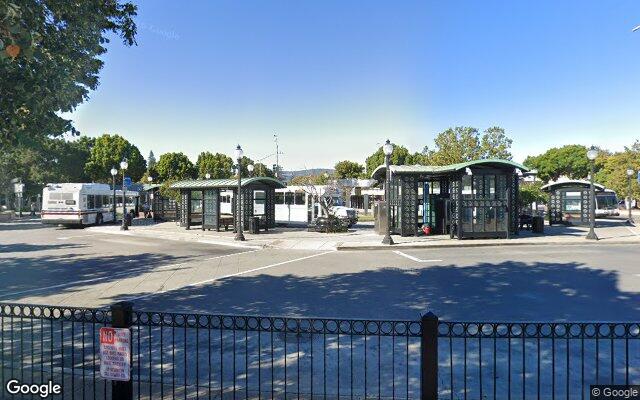 Street view near NASA in Mountain View to Palo Alto