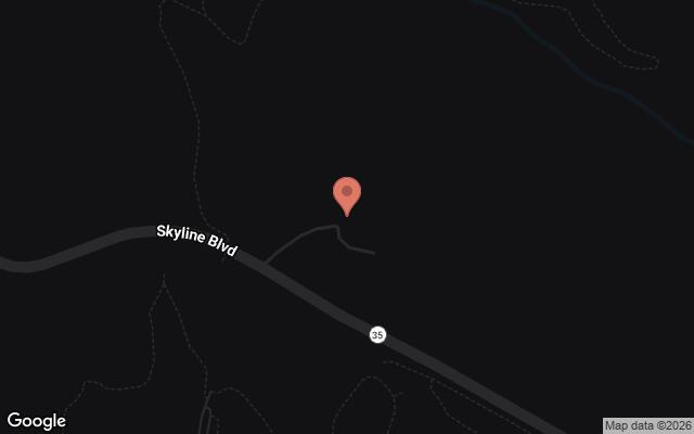Map of 1185 Skyline Boulevard, Palo Alto, CA