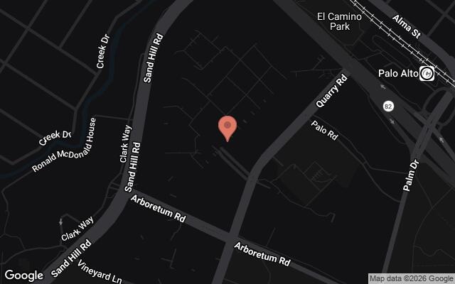 Map of Stanford Shopping Center, Palo Alto, CA