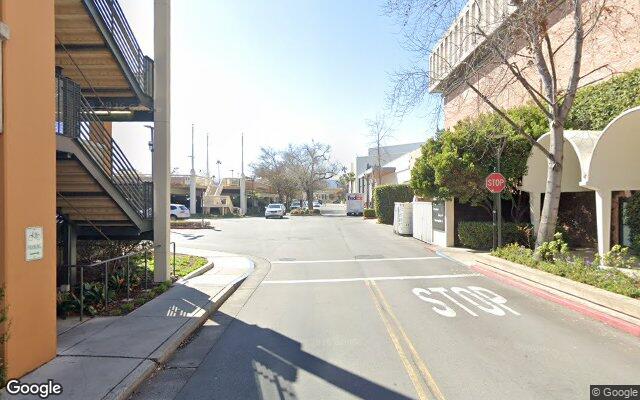 Street view near Stanford Shopping Center, Palo Alto, CA