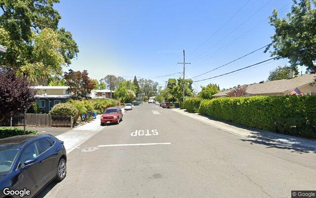 Street view near Ventura Park, Palo Alto, CA