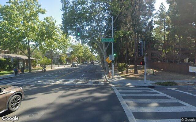 Street view near University Avenue